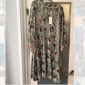 Natalie Martin Floral Long Sleeve Dress